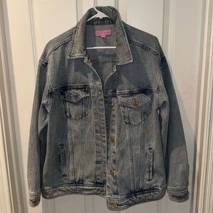 stoney clover x target jean jacket size large